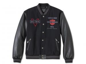 Lederjacke "V-Twin Varsity" 97002-25VM