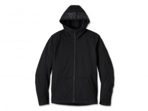 Funktionsjacke "Deflector 2.0 Hooded Riding Fleece Black" 98169-24VM