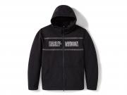 Funktionsjacke "H-D Trenton Deflector 2.0 Hooded Riding Fleece Black" 97138-25VM