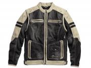 KNAVE TEXTILE/LEATHER RIDING JACKET 97142-17VM
