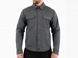 Rokker  Boston Rider Shirt Grey ROK54663