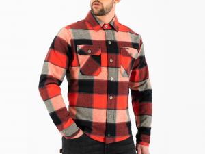 Rokker Rider-Shirt "Boulder Red / Black / White"_1