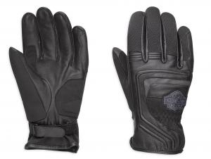 BAR & SHIELD® LOGO LEATHER & MESH GLOVES CE 98362-17EM