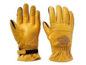Men's Helm Leather Work Gloves Natural 98133-23VM