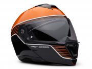 Capstone Sun Shield II H31 Modular Helmet Black & Orange 98161-24VX
