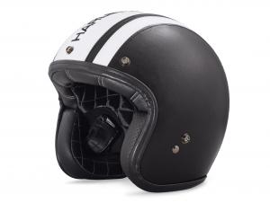 LEATHER COVERED RETRO B01 3/4 HELMET 98140-18EX