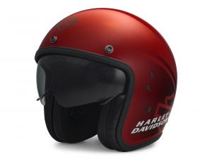 Metropolitan Sun Shield X14 3/4 Helmet Red 97203-22EX