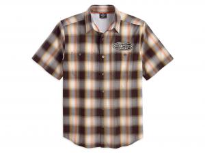 #1 MOTORS PERFORMANCE PLAID SHIRT 96547-14VM