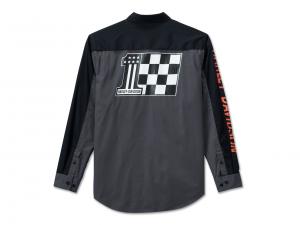 Hemd "#1 Victory Shirt Colorblocked Grey"_1