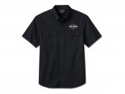 Men's Ashes Short Sleeve Shirt Black 96559-24VM