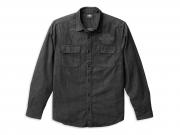 Men's B&S Denim Shirt Black 99091-22VM