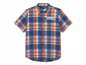 Men's Bar Performance Shirt Plaid 96373-22VM