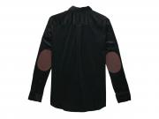 Hemd "Bar & Shield Corduroy - Black"_1