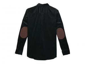 Hemd "Bar & Shield Corduroy - Black"_1