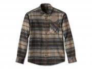 Shirt "Bar & Shield Premium Grey Plaid" 96224-24VM