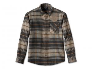 Shirt "Bar & Shield Premium Grey Plaid" 96224-24VM