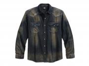 Hemd "DISTRESSED OVER-DYED" 96409-18VM
