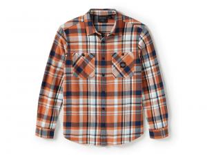 Eagle Plaid Long Sleeve Shirt 96393-25VM