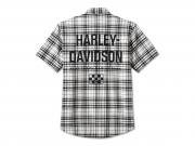 Hemd "Enduro Short Sleeve Performance Plaid Shirt White Plaid"_1