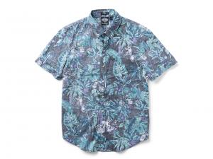 Harley-Davidson x Reyn Spooner Hawaiian Shirt Black 96914-23VM