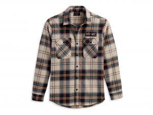 Men's HD-MC Flannel - Brown 96383-23VM