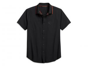 KNIT COLLAR STRETCH SHIRT SLIM FIT 96267-20VH