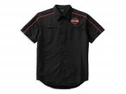 Hemd "Performance B&S Black & Orange" 99089-22VM