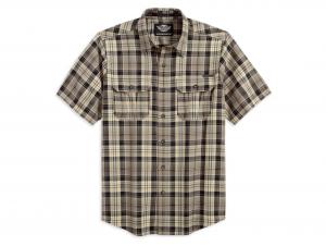 Plaid Wrinkle-Resistant Woven Shirt 99047-13VM