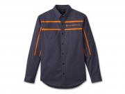 Hemd "Race Stripes Long Sleeve Blue" 96564-24VM