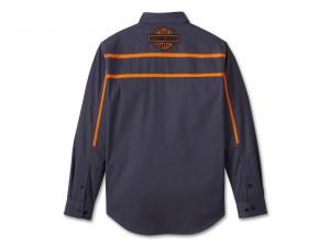 Hemd "Race Stripes Long Sleeve Blue"_1