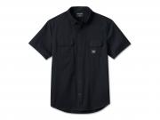 Men's Rising Eagle Short Sleeve Shirt Black 96551-24VM
