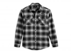 Hemd "Safari Flannel - Black" 96121-23VM