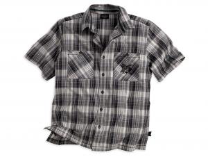 SHIRT-S/S,PLAID 96037-10VM