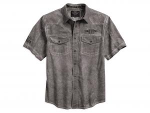 SINISTER SKULL DISTRESSED SHIRT 96149-16VM