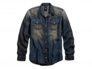 SNAP FRONT DIRTY WASHED SHIRT 96461-16VM