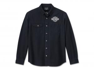 Hemd "Spirit of Freedom Overshirt Black" 96565-24VM