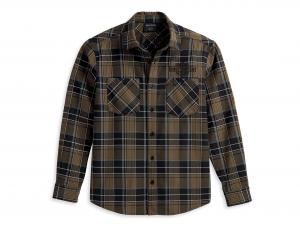 Men's Staple Shirt - Olive Plaid 96126-23VM