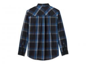 Hemd "The Bagger Long Sleeve Black Plaid"_1