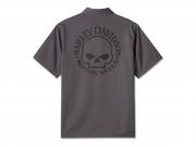 Hemd "Willie G Skull Dark Grey"_1