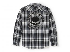 Hemd "Willie G Skull Plaid Long Sleeve"_1