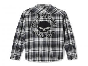 Hemd "Willie G Skull Plaid Long Sleeve"_1