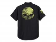 Hemd "Willie G Skull Short Sleeve Black"_1