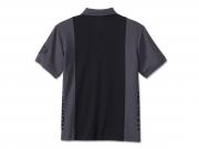 Polo-Hemd "The Bagger Colorblock-Design Black"_1