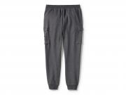 Hose "Essential Fleece Cargo Dark Grey"_1