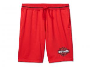 Men's Boiling Point Mesh Shorts Red 96529-24VM