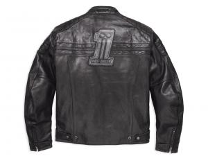 Lederjacke "#1 SKULL"_1