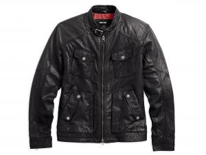 Lederjacke "BUCKLE COLLAR" 97148-16VM