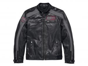 CLARNO PERFORATED LEATHER JACKET 97011-18EM