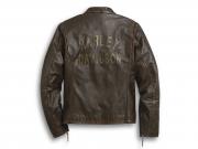 Lederjacke "DISTRESSED PRINT"_1