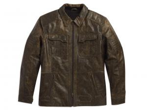Men's Flex-Head Leather Jacket 97107-16VM